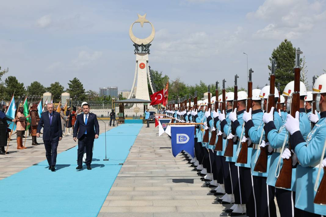 Irak Başbakanı Ankara’da! Külliye’de resmi tören: Sudani’den güç birliği mesajı... - Resim: 19